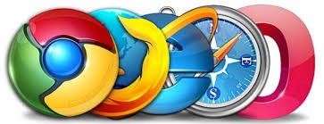 Google Chrome, Mozilla Fiferox, Internet Explorer, Safari y Opera